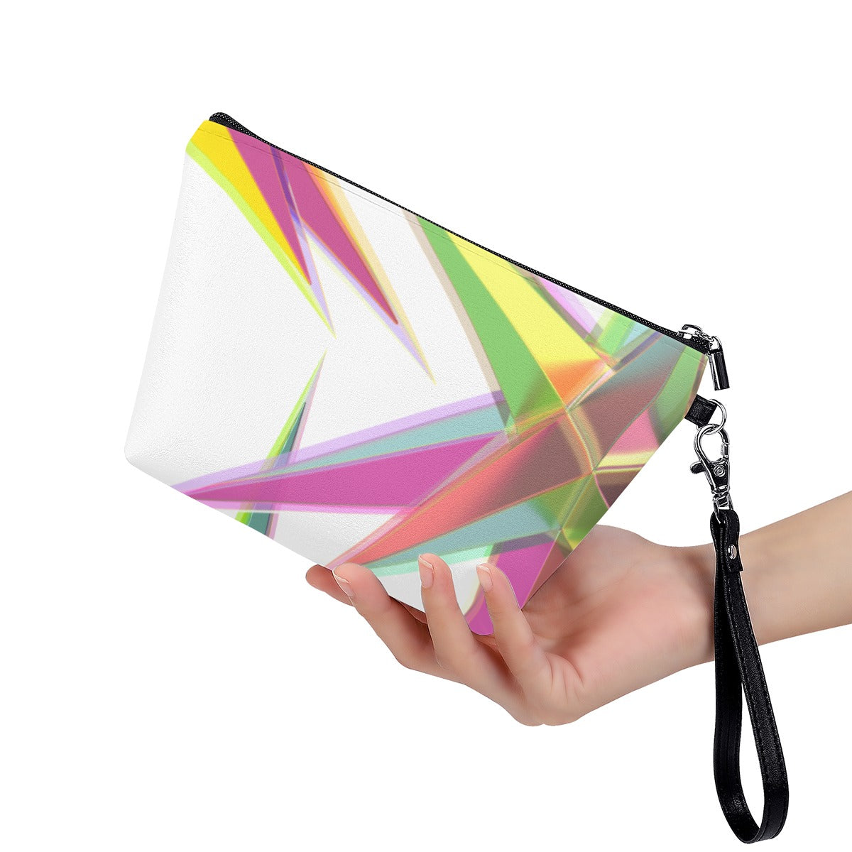 Cosmetic Bag With Black Handle