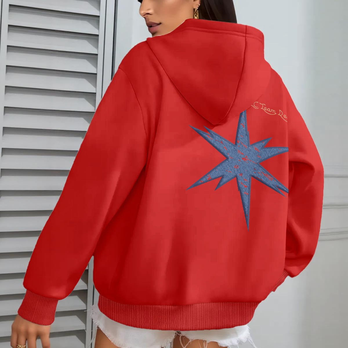 Women's Oversize Hoodie With Fleece |DTF
