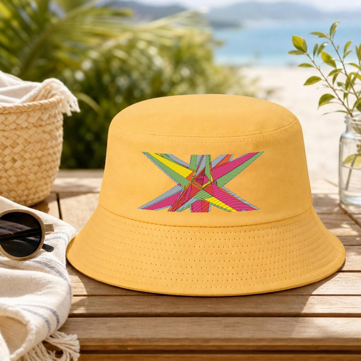 Embroidery Bucket Hat