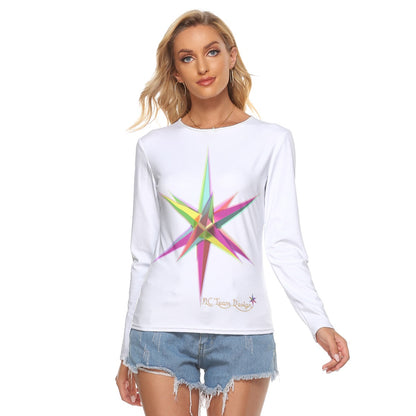 All Over Print Women's Stretchable long Sleeve Top