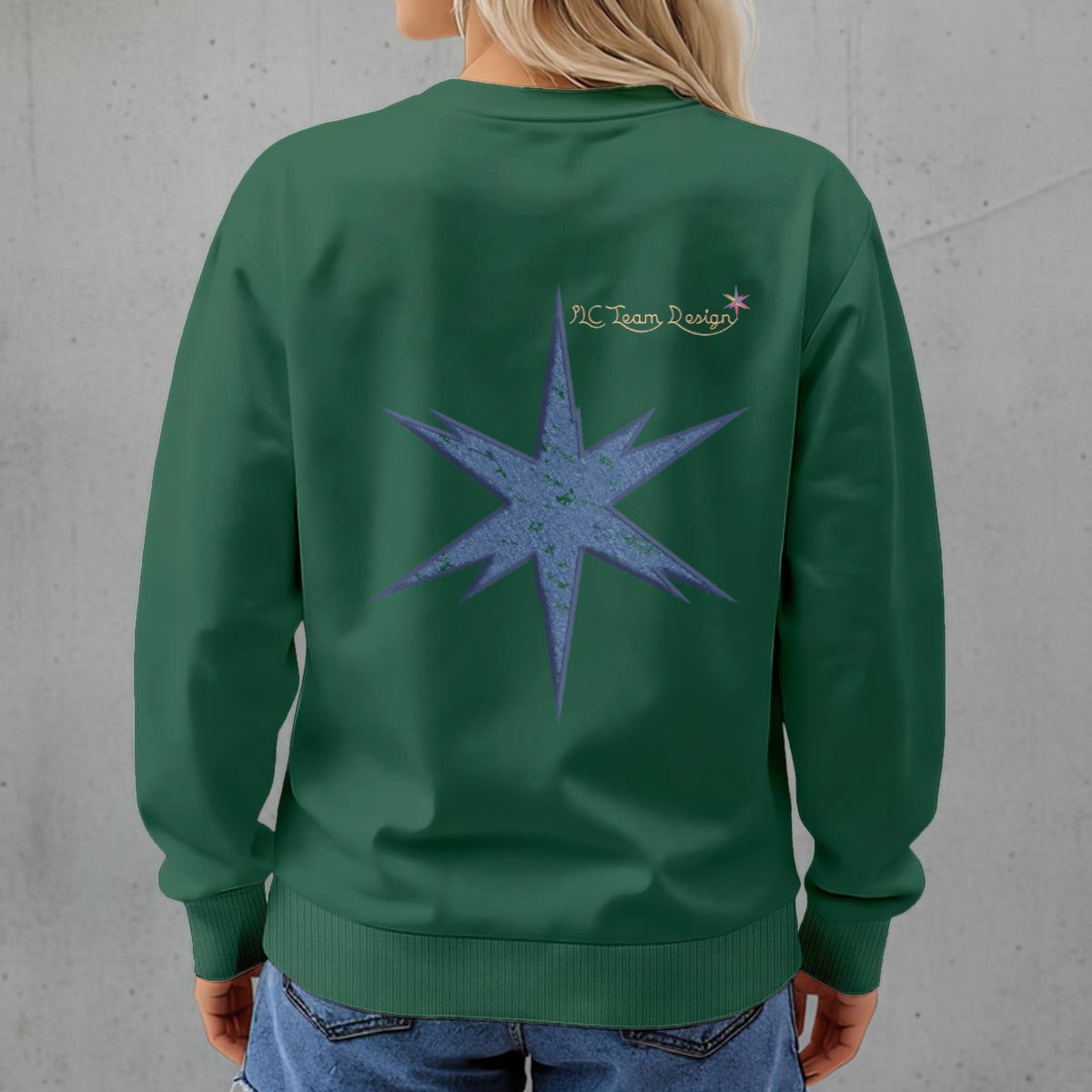 Women's Fleece Crew Neck Sweatshirt|DTF