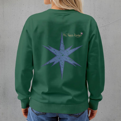 Women's Fleece Crew Neck Sweatshirt|DTF