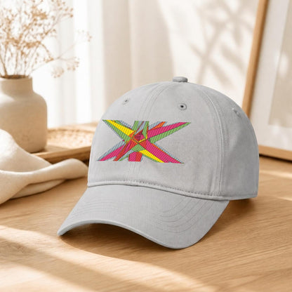 Embroidery Soft-Crown Flat Cap