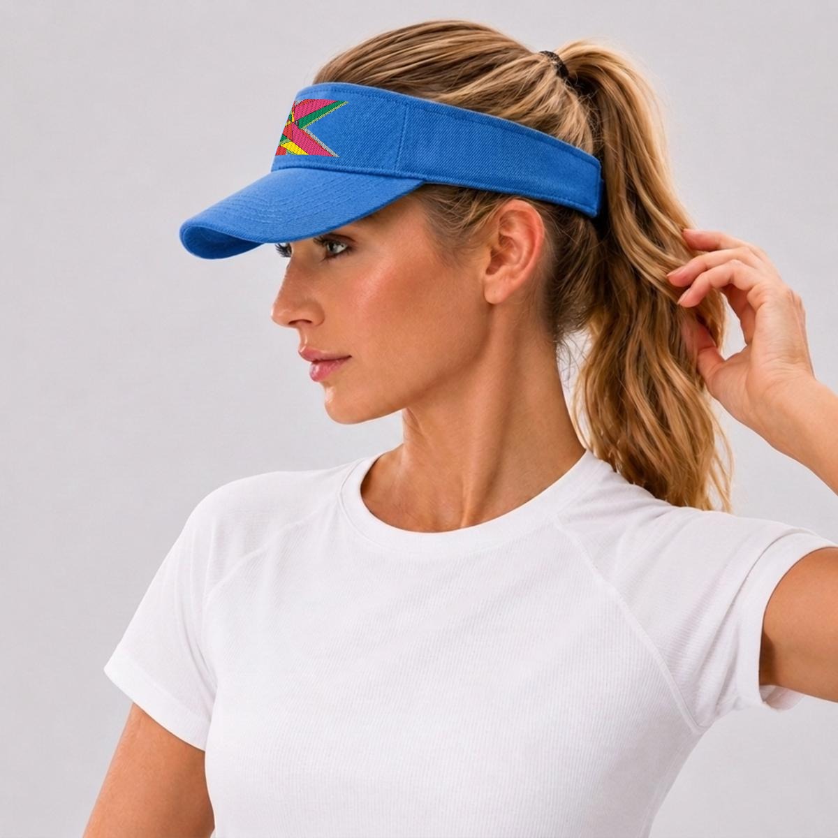 Embroidery Open-Top Visor