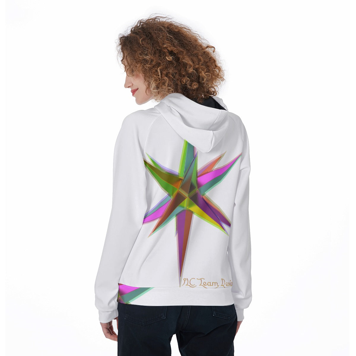 All-Over Print Women's Raglan Pullover Hoodie