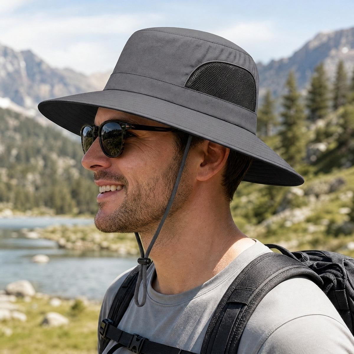 UPF 50+ Wide Brim Outdoor Sun Hat
