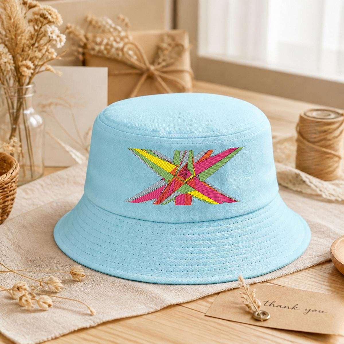 Embroidery Bucket Hat