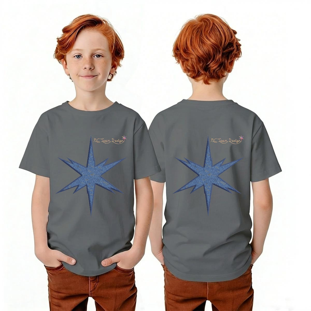 Kid's T Shirt Printed in USA|Gildan 5000B Double DTF