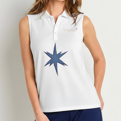 All-Over Print Women's Sleeveless POLO Shirt