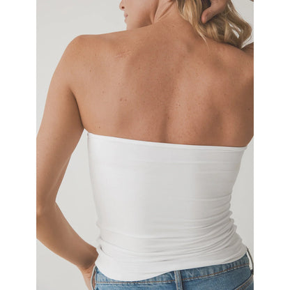 All-Over Print Women's Double-Layer Strapless Top