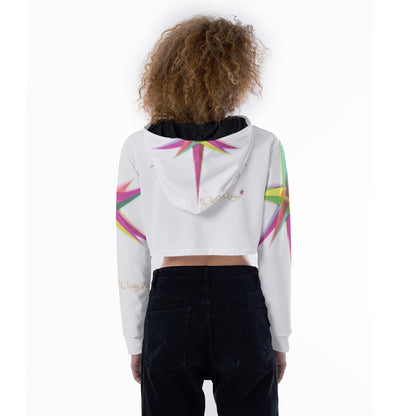 All-Over Print Women's Crop Top Hoodie