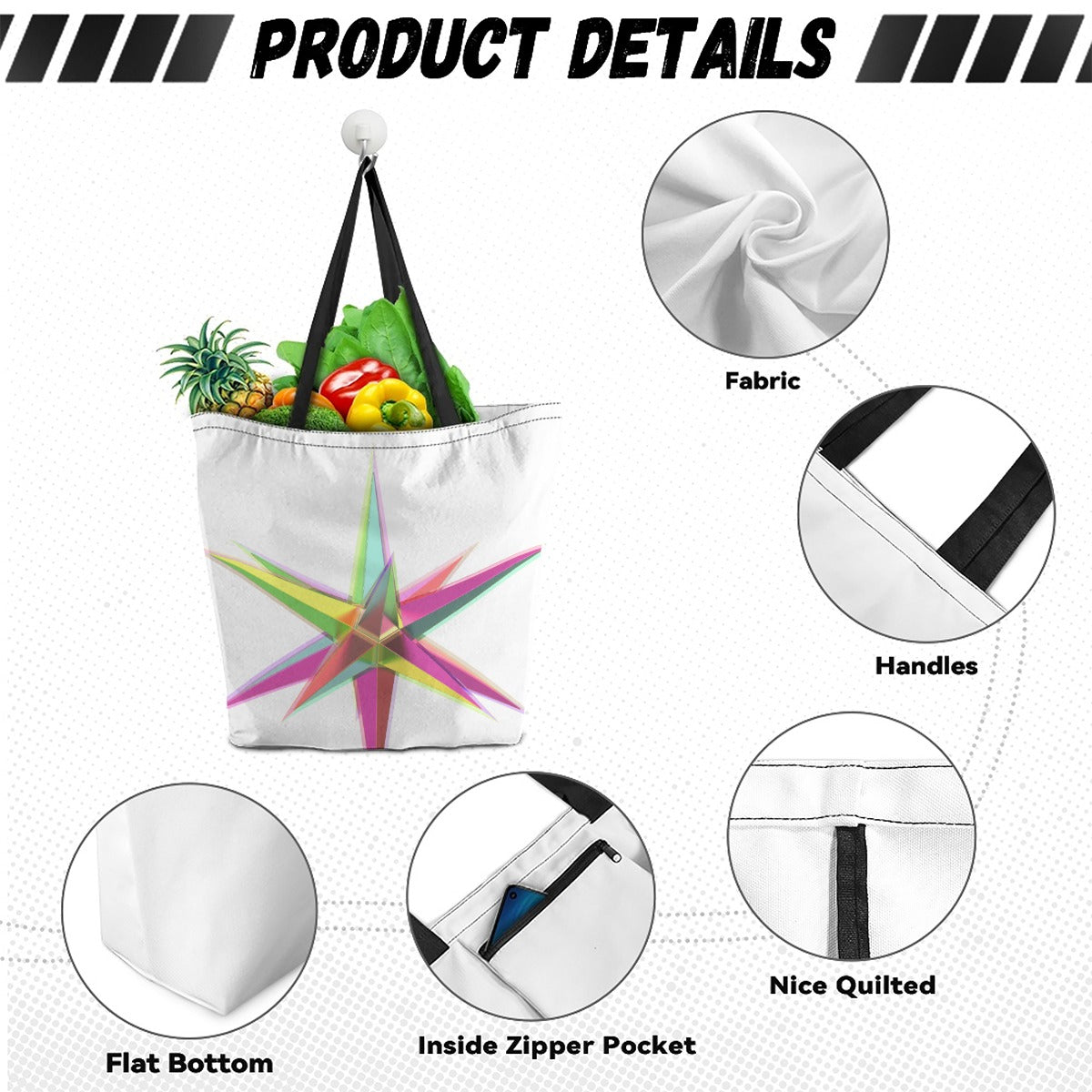 Canvas shopping bag