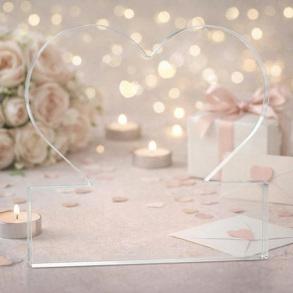 Heart-Shaped Acrylic Plaque