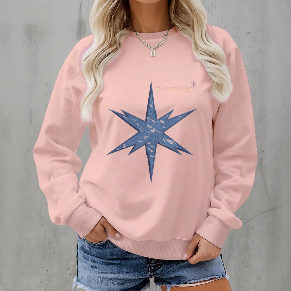 Women's Fleece Crew Neck Sweatshirt|DTF