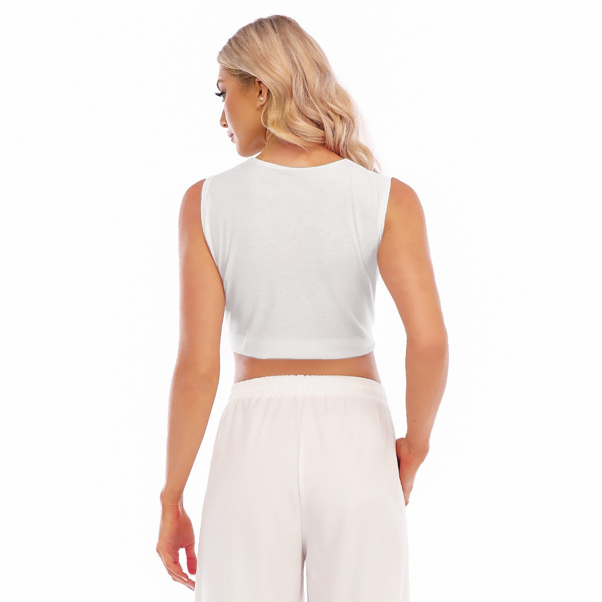 All-Over Print Women's Sleeveless T-Shirt|210GSM