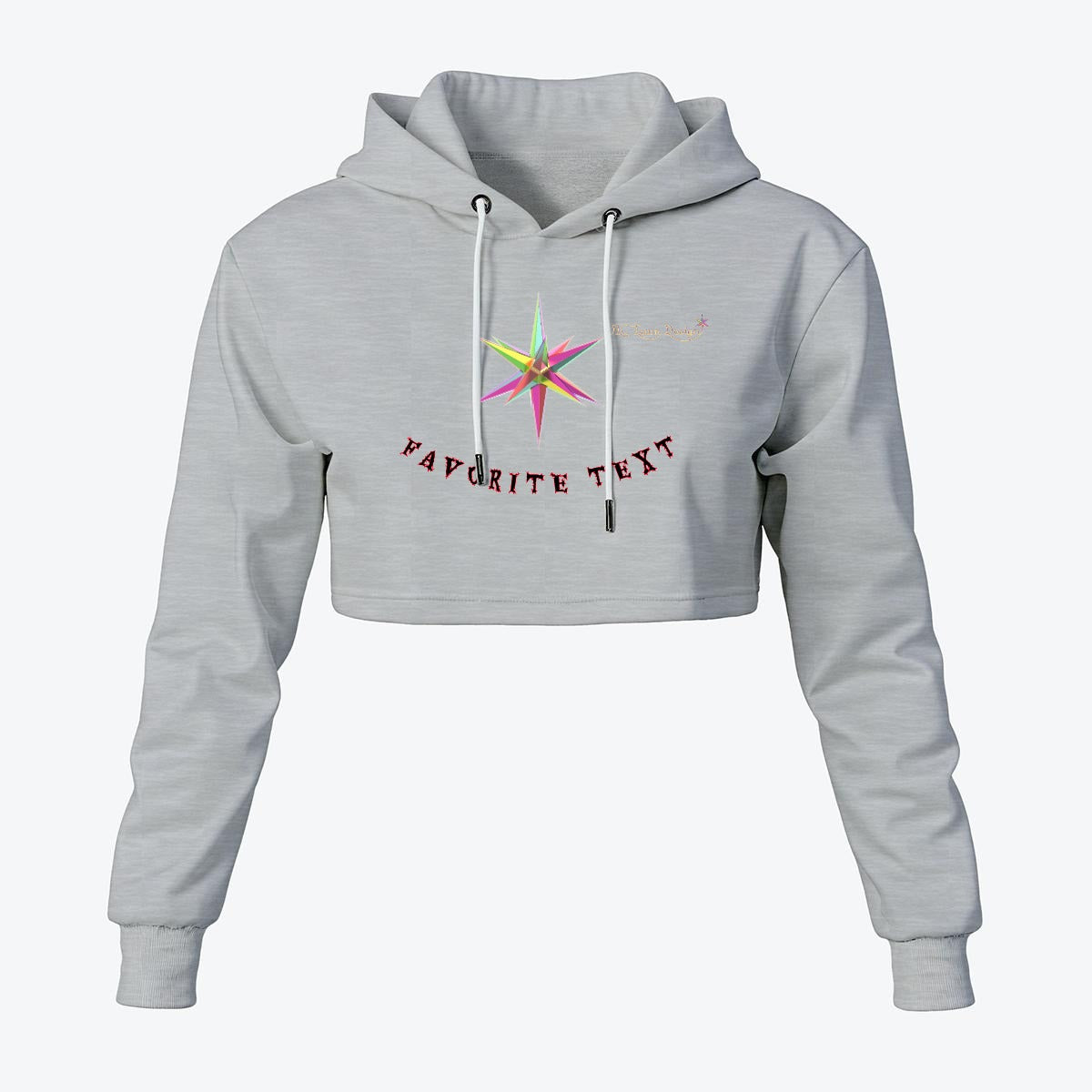 Women's Cropped Hoodie|DTF