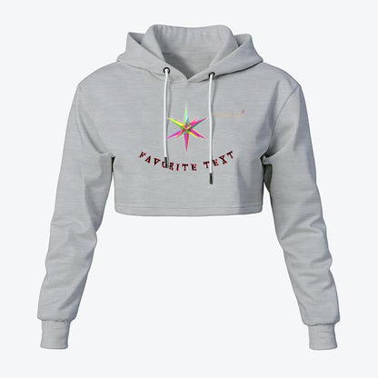 Women's Cropped Hoodie|DTF