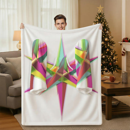 All-Over Print Cozy Wearable Blanket with Sleeves
