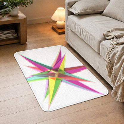 Rounded Diatom Mud Floor Mat Printed in Canada