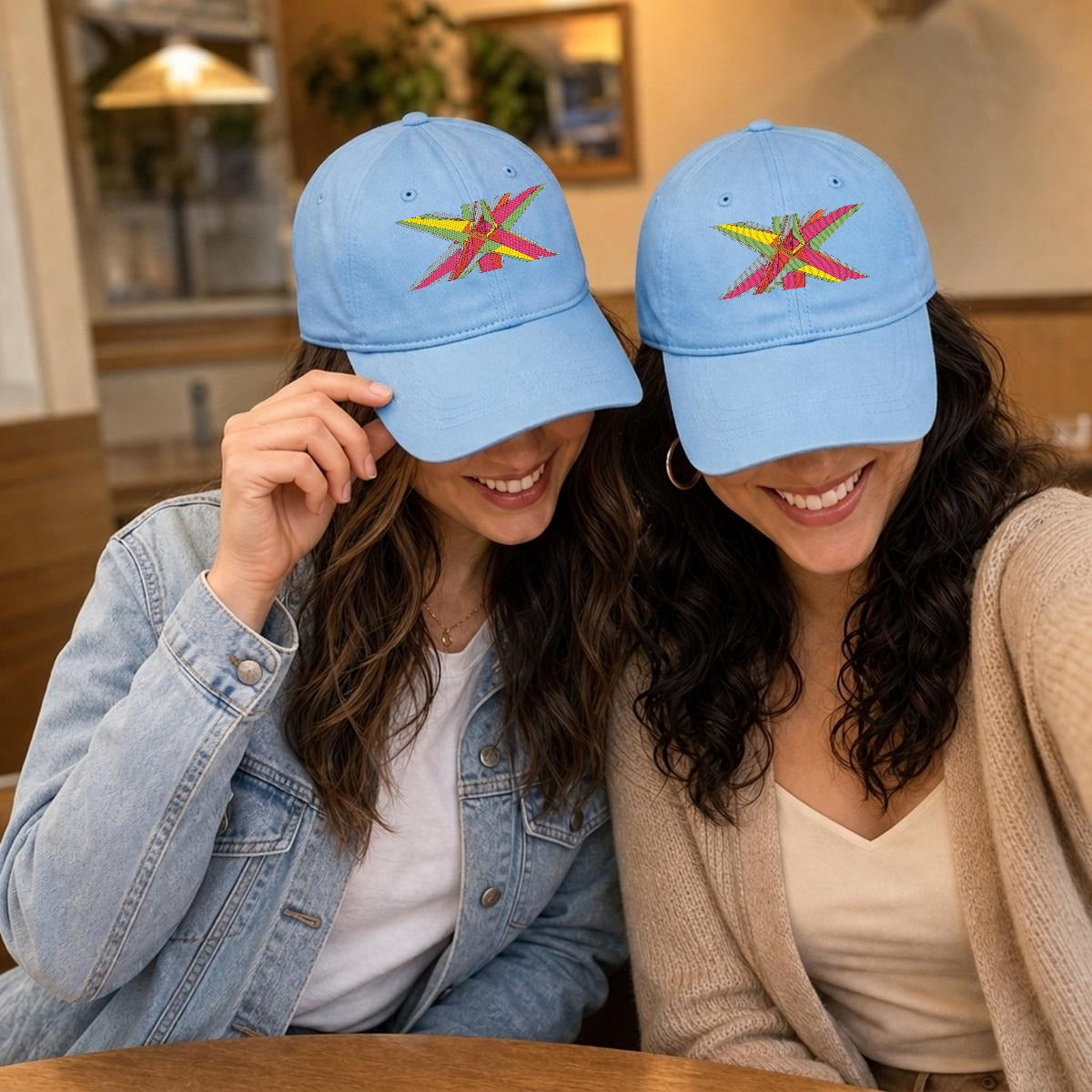 Embroidery Soft-Crown Flat Cap