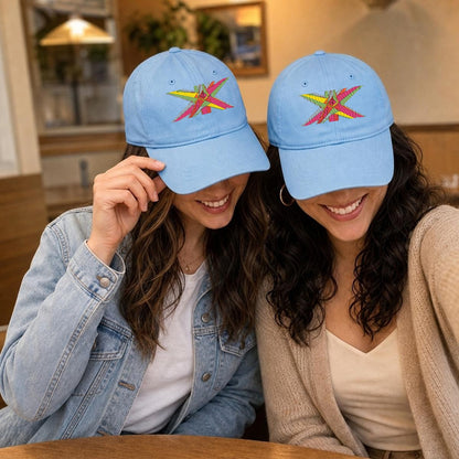 Embroidery Soft-Crown Flat Cap