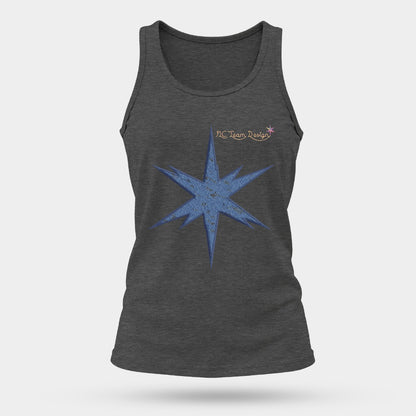 Women's Comfortable and Breathable Sports Tank Top Printed in USA|180GSM Front DTF