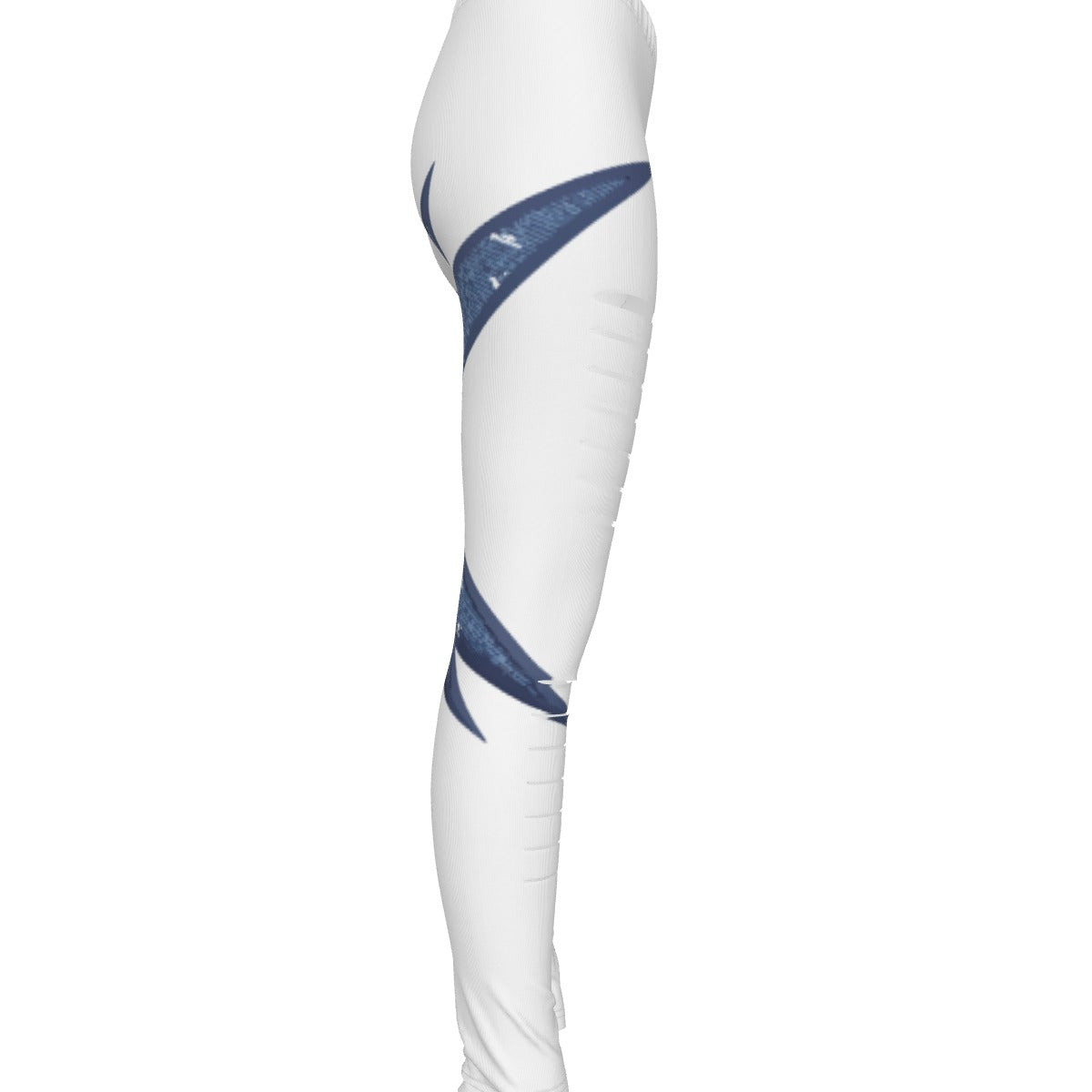 All-Over Print Women's Ripped Leggings