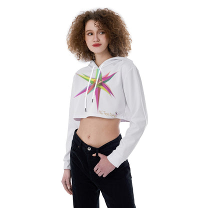 All-Over Print Women's Crop Top Hoodie