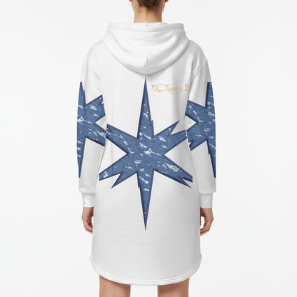 Women’s Hoodie Dress With Fleece|DTF