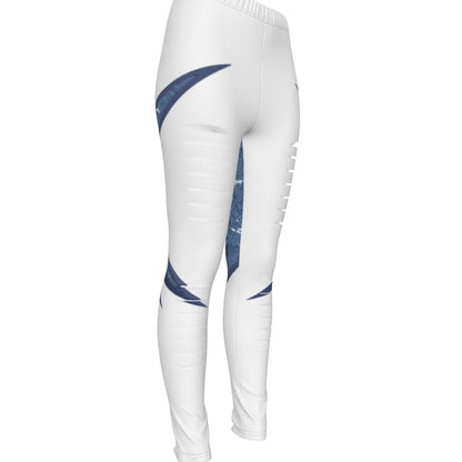 All-Over Print Women's Ripped Leggings