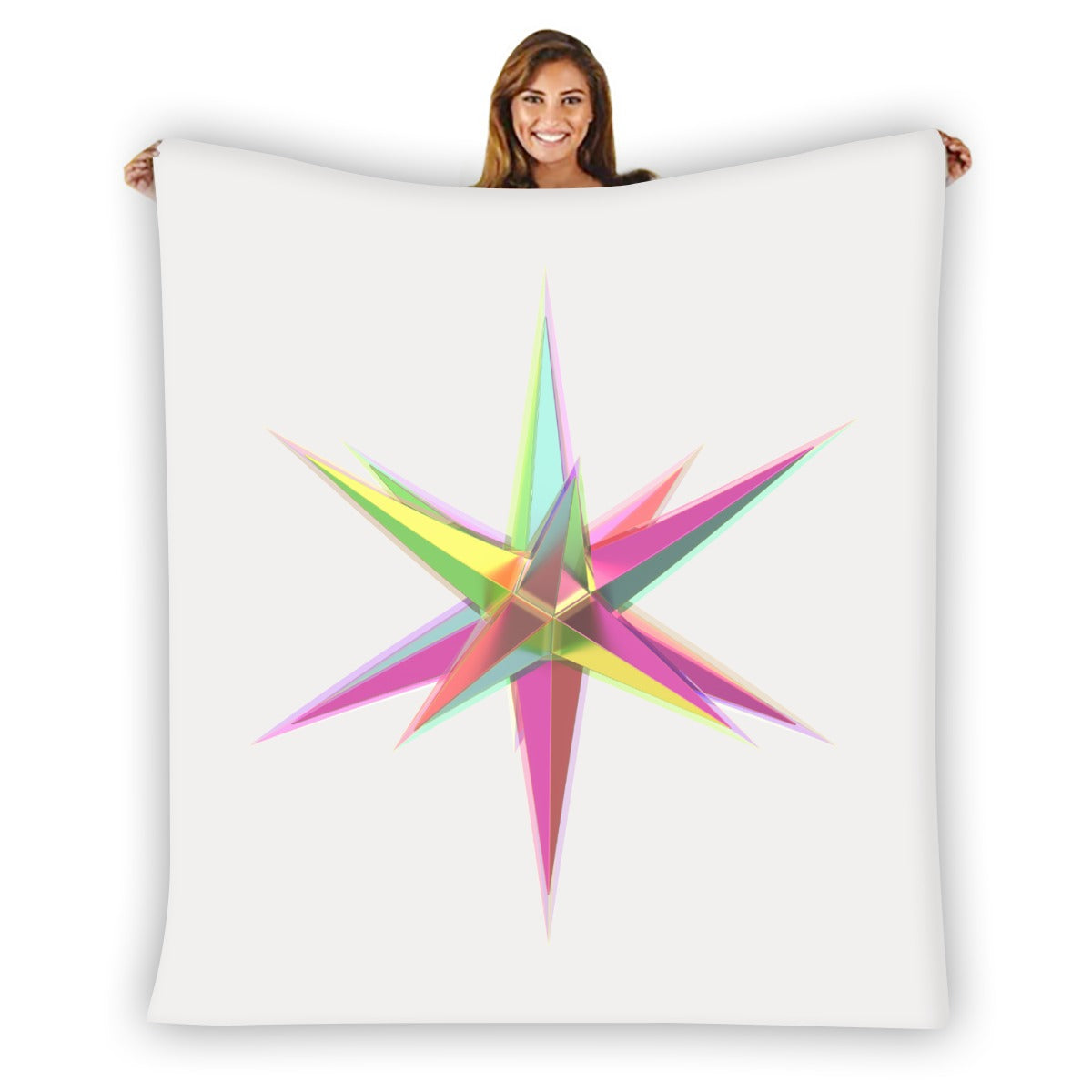 Single-Side Printing Flannel Blanket