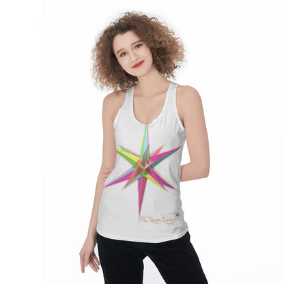All-Over Print Women's Racerback Tank Top