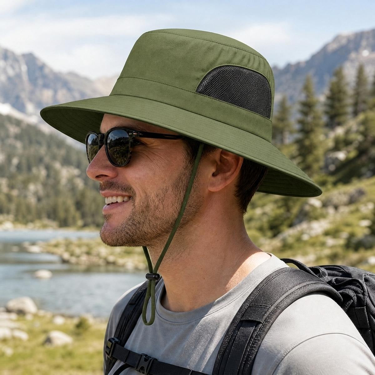 UPF 50+ Wide Brim Outdoor Sun Hat