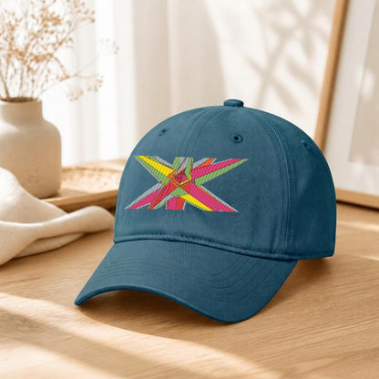 Embroidery Soft-Crown Flat Cap