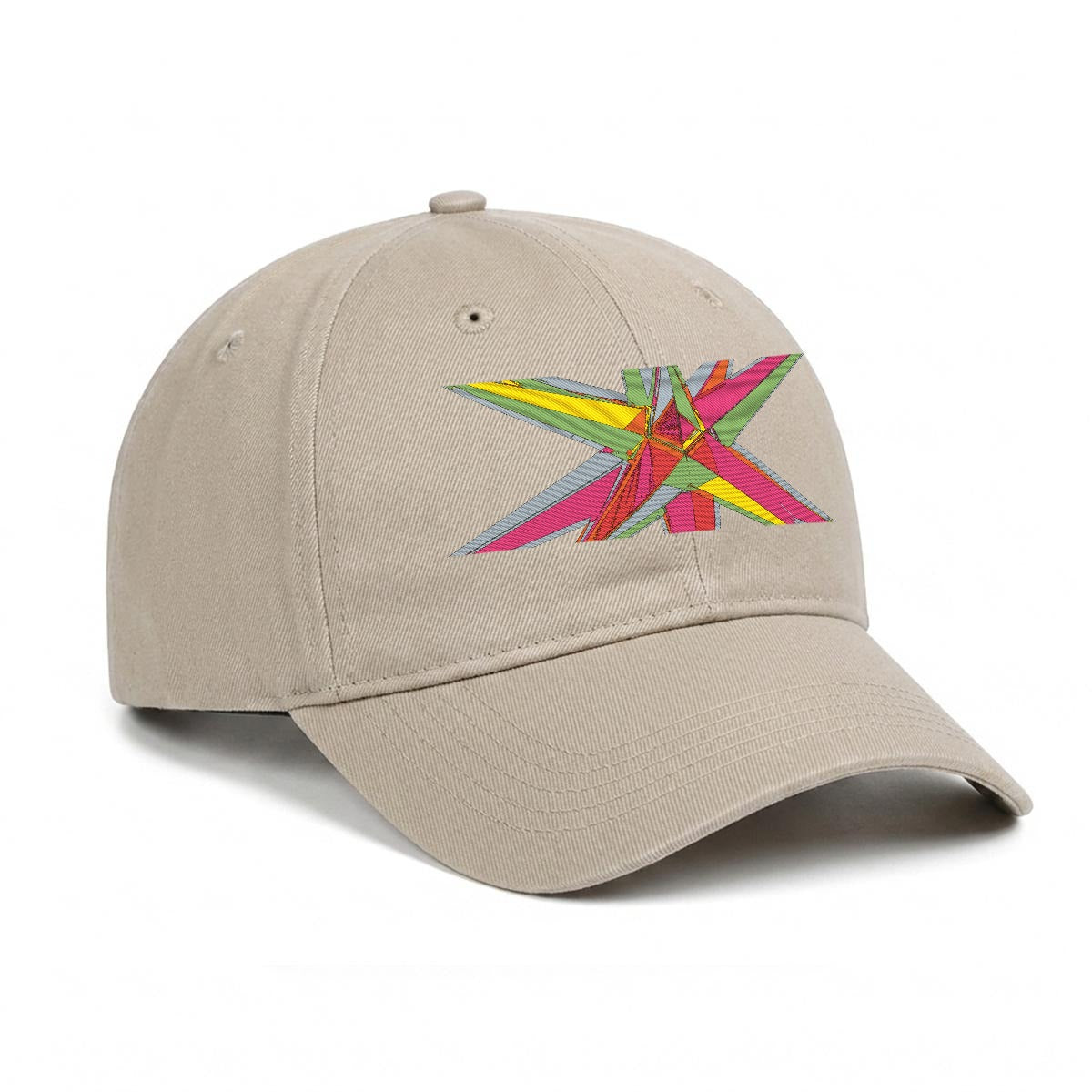 Embroidery Soft-Crown Flat Cap