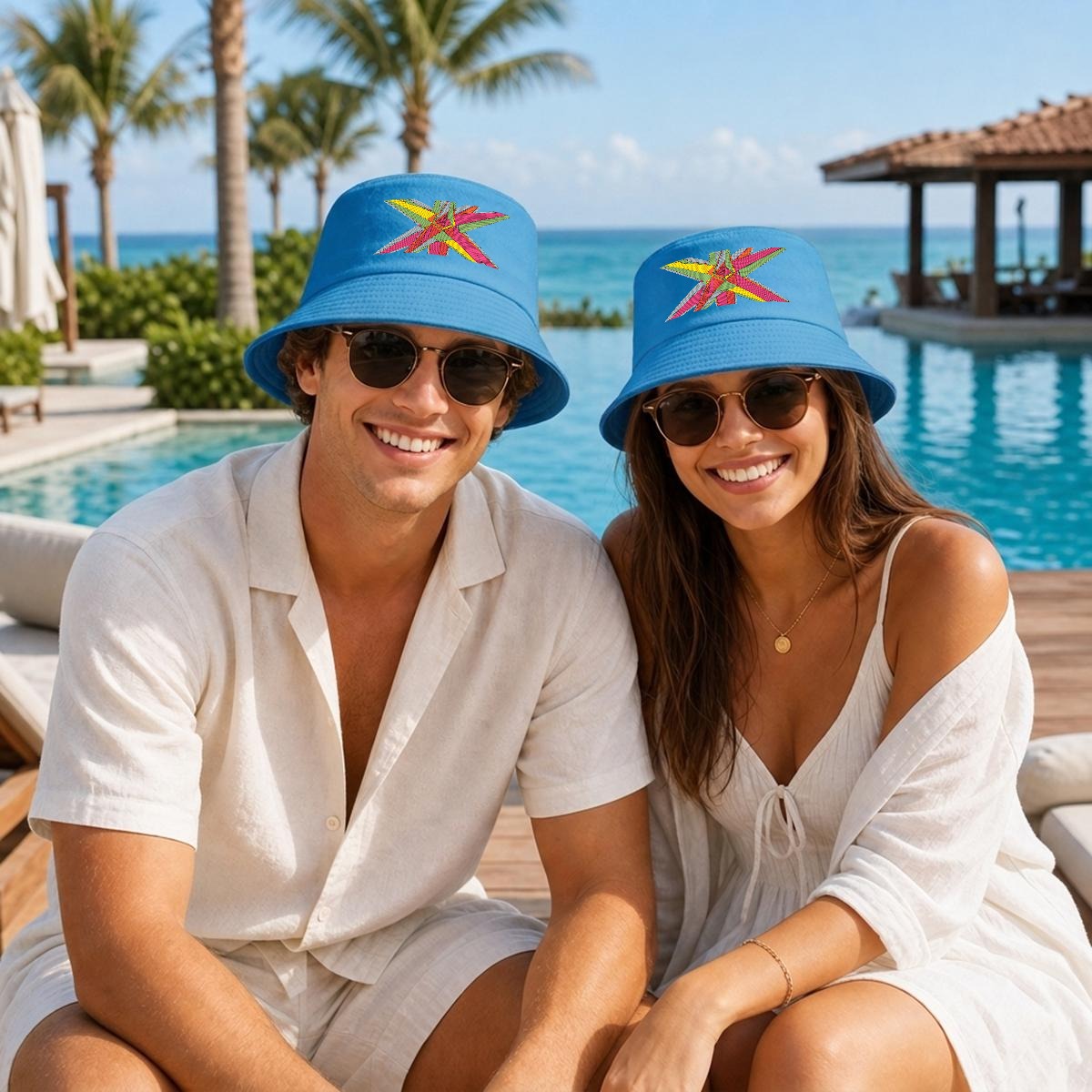 Embroidery Bucket Hat