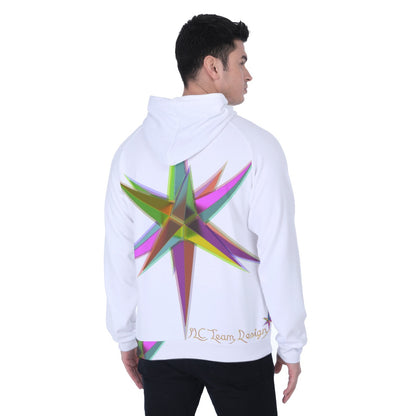 All-Over Print Men's Heavy Fleece Raglan Hoodie