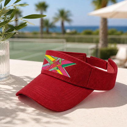 Embroidery Open-Top Visor