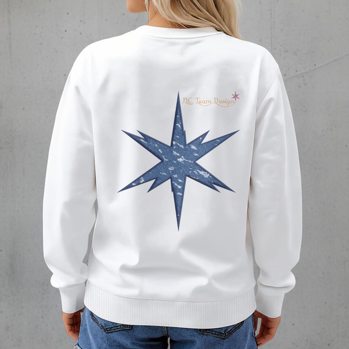 Women's Fleece Crew Neck Sweatshirt|DTF