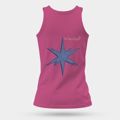 Women's Comfortable and Breathable Sports Tank Top Printed in USA|180GSM Back DTF