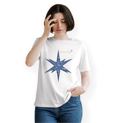 Women's Essential Crew Neck T-Shirt Printed in USA|180GSM Front DTF