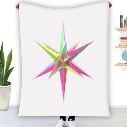 Single-Side Printing Flannel Blanket