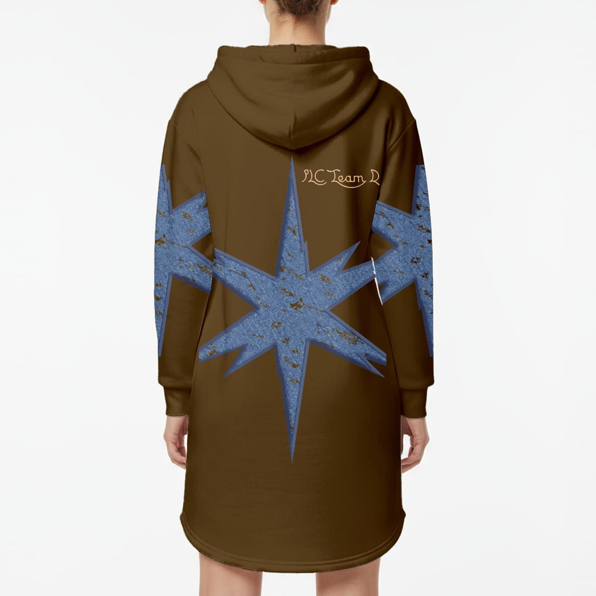 Women’s Hoodie Dress With Fleece|DTF