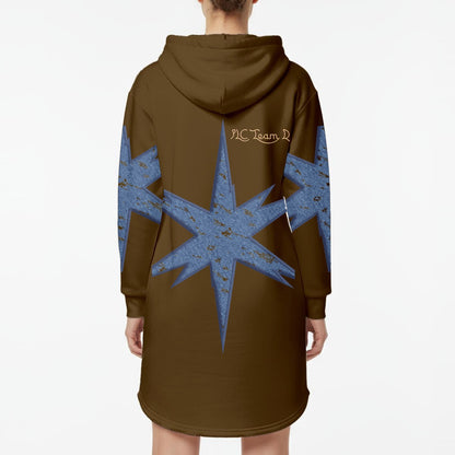 Women’s Hoodie Dress With Fleece|DTF
