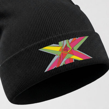 Embroidered Knit Beanie