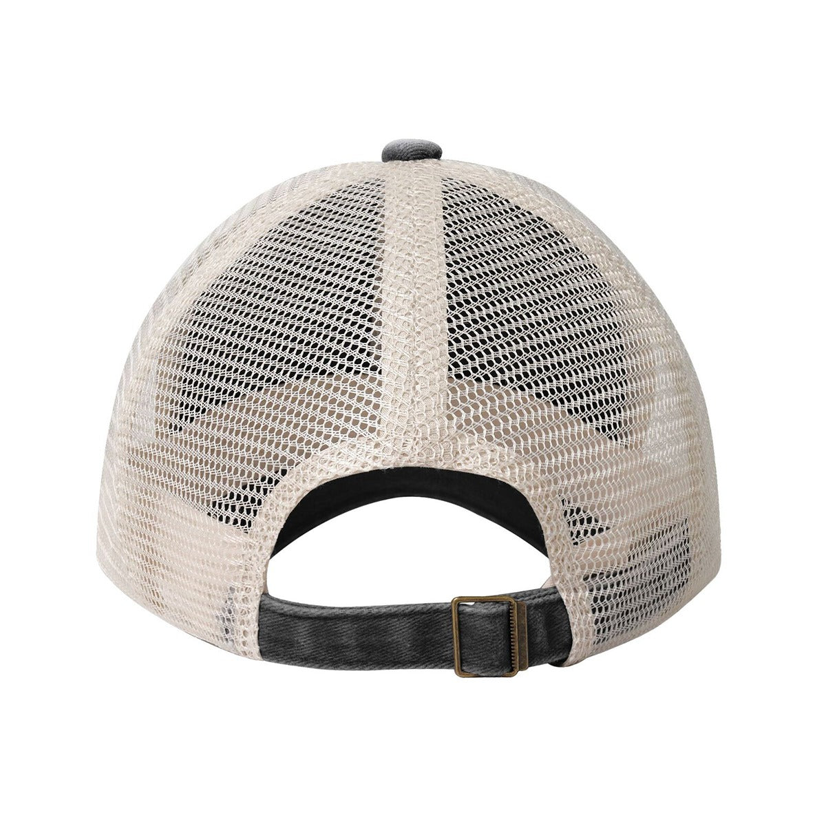 Vintage Washed Denim Mesh Cap Printed in USA