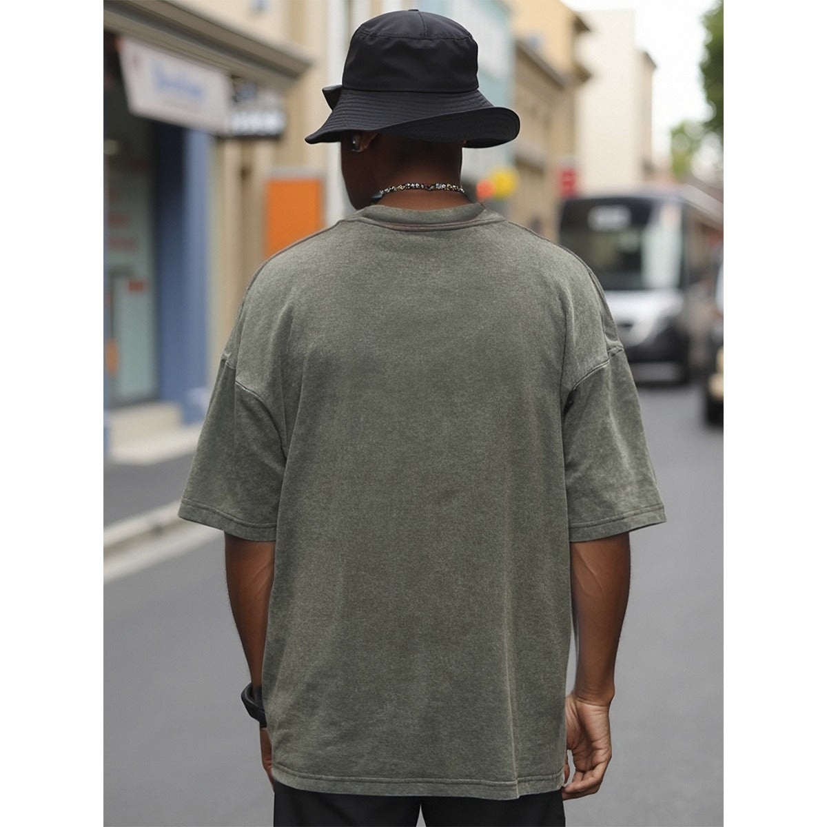 Unisex Heavyweight T-shirt Printed in USA| 230GSM Front DTF
