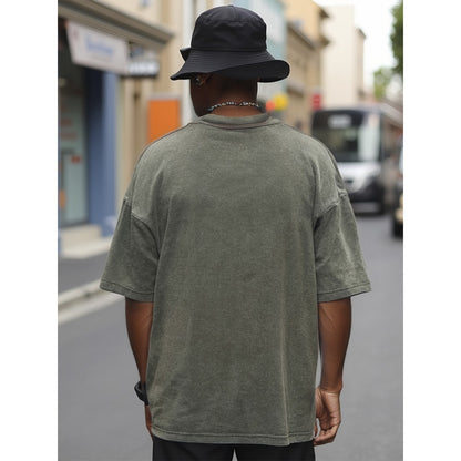 Unisex Heavyweight T-shirt Printed in USA| 230GSM Front DTF