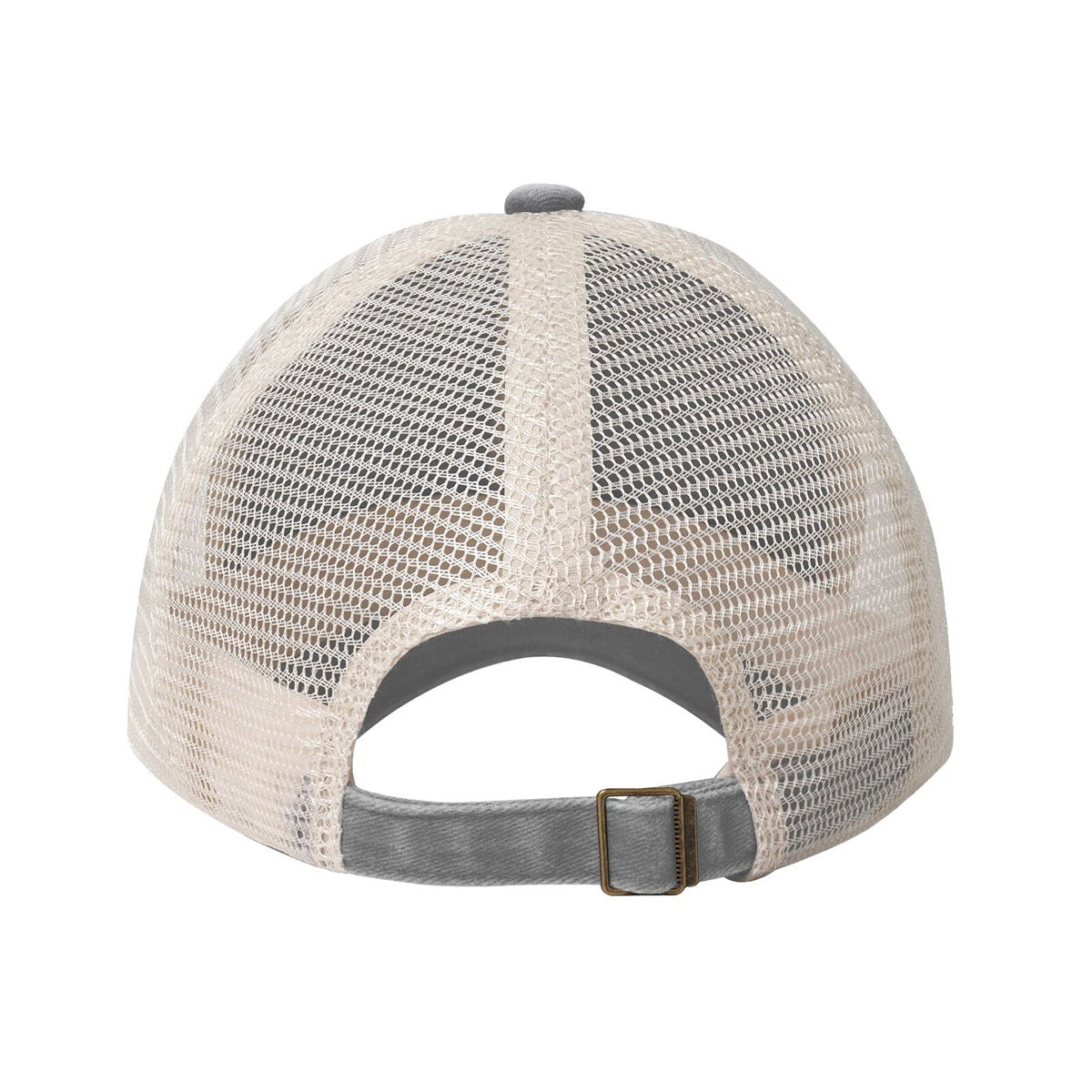 Vintage Washed Denim Mesh Cap Printed in USA