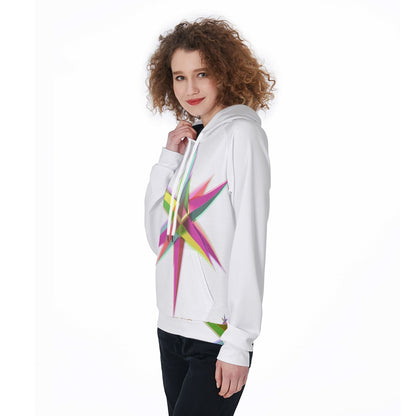 All-Over Print Women's Raglan Pullover Hoodie